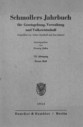 Vol. 73 (1953), Issue 1