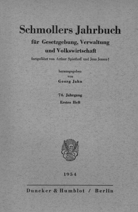 Vol. 74 (1954), Issue 1