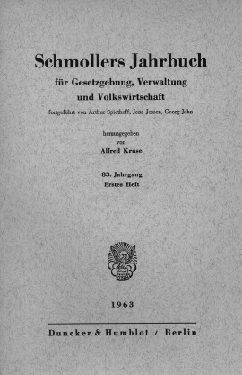 Vol. 83 (1963), Issue 1