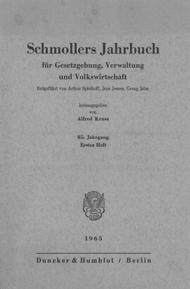Vol. 85 (1965), Issue 1