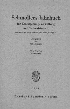 Vol. 85 (1965), Issue 4