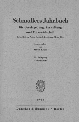 Vol. 85 (1965), Issue 5