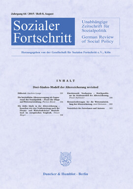 Drei-Säulen-Modell der Alterssicherung revisited