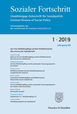 Die Freie Wohlfahrtspflege auf dem Wohlfahrtsmarkt: Was wird aus der Subsidiarität?