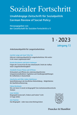 Arbeitsmarktpolitik für Langzeitarbeitslose