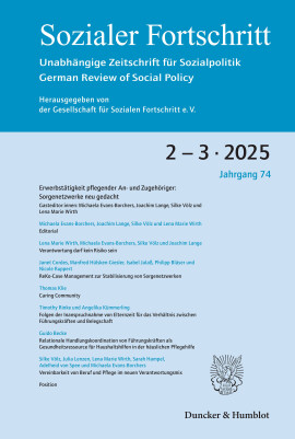 Erwerbstätigkeit pflegender An- und Zugehöriger: Sorgenetzwerke neu gedacht