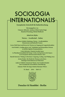 Warten – Gesellschaft – Kultur