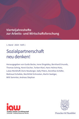 Sozialpartnerschaft neu denken!