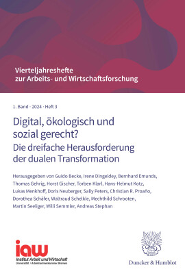 Digital, ökologisch und sozial gerecht? Die dreifache Herausforderung der sozialen Transformation