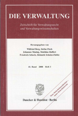 Neue Sicherheitsarchitektur – neues Sicherheitsrecht