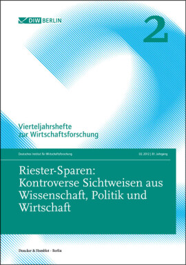 Riester-Sparen: Kontroverse Sichtweisen aus Wissenschaft, Politik und Wirtschaft