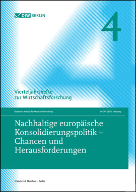 Nachhaltige europäische Konsolidierungspolitik – Chancen und Herausforderungen