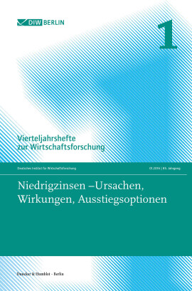 Niedrigzinsen – Ursachen, Wirkungen, Ausstiegsoptionen