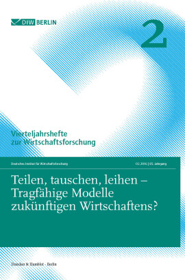 Teilen, tauschen, leihen – Tragfähige Modelle zukünftigen Wirtschaftens?