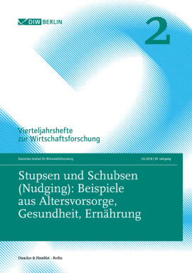Stupsen und Schubsen (Nudging): Beispiele aus Altersvorsorge, Gesundheit, Ernährung